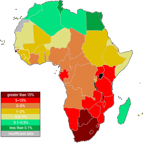 Map-of-HIV-Prevalance-in-Africa