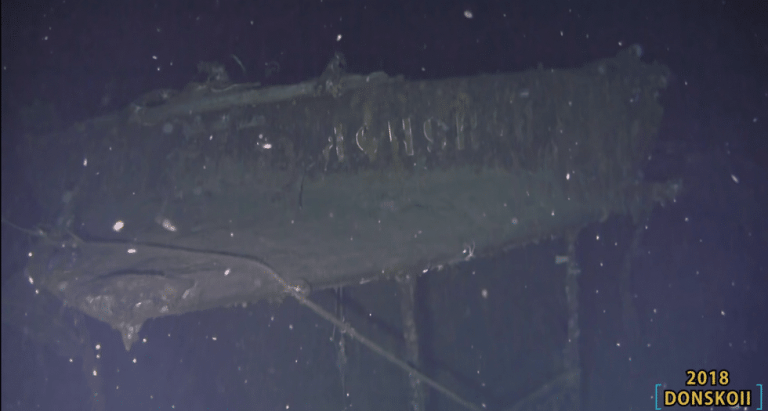 Video: Našel se vrak ruského křižníku z roku 1905, plný uzavřených železných krabic. Ukrývá stále zlato za stamiliardy?